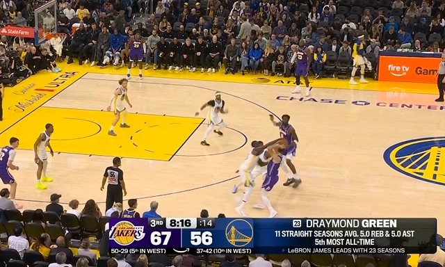 身手全能！追梦连续11赛季5板+5助&amp;联盟第5 詹姆斯连续23赛季最长